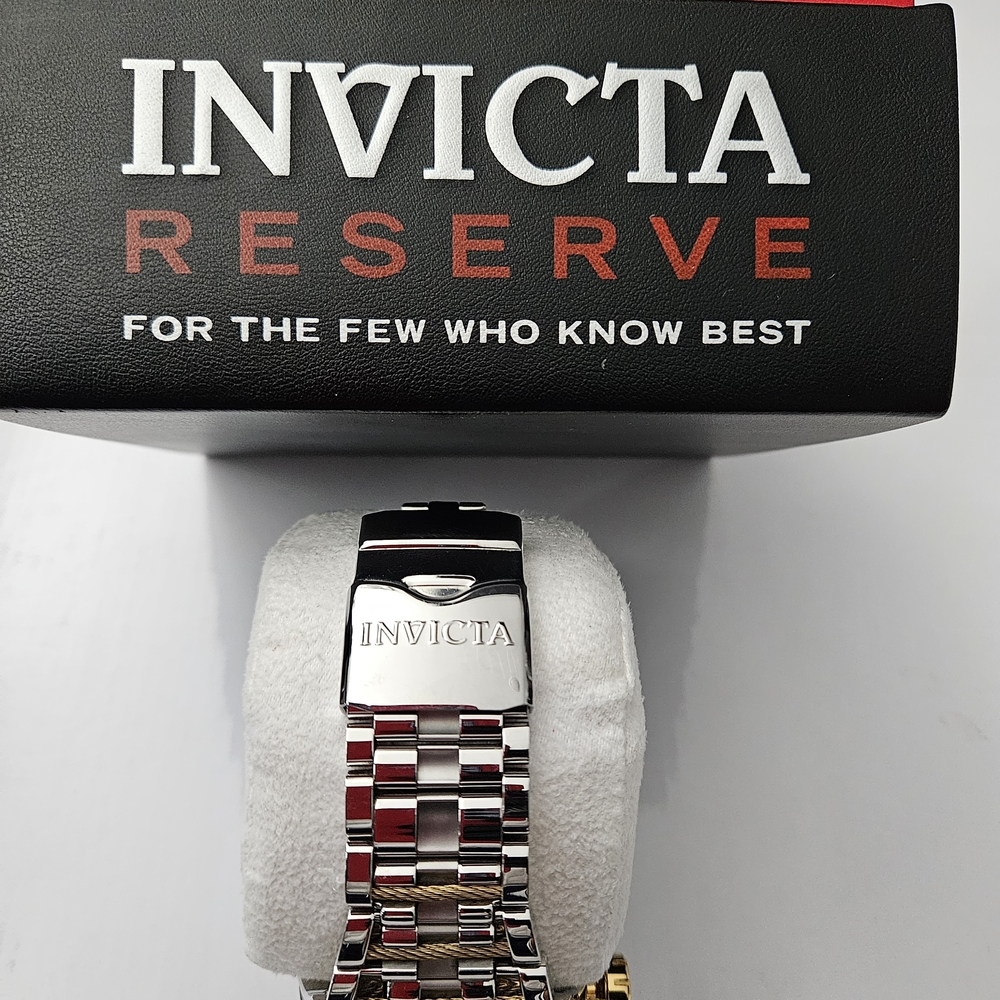 Pre Worn 53mm Invicta Bolt Zeus Gold Chrono Watch Excellent Condition - Picture 6 of 17